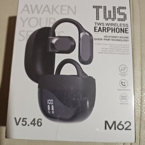 M62 TWS Wireless Earphone - Black